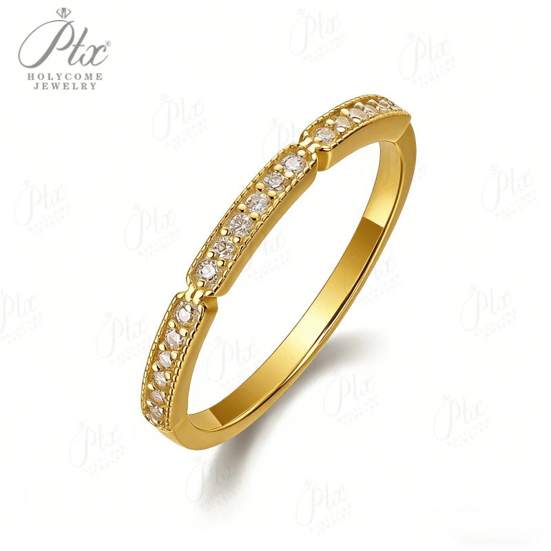 moissanite diamond wedding band in calgary